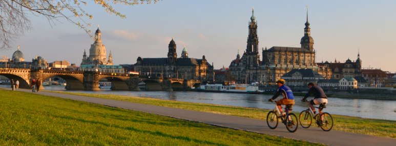 HeroImage-Dresden-Leihfahrrad-Elbradweg, © Dresden Marketing