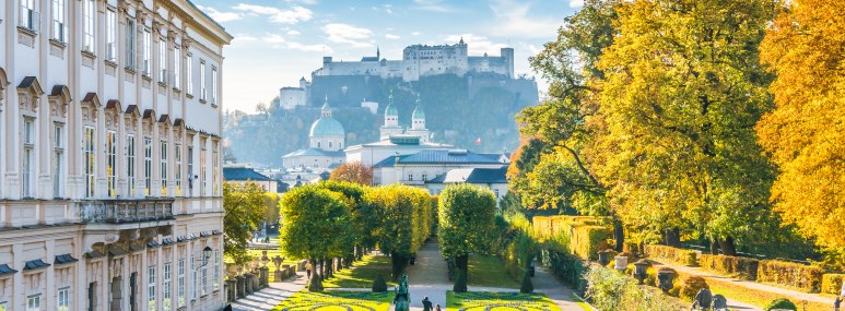 Salzburg Garten Brunnen , © Getty Images bluejayphoto