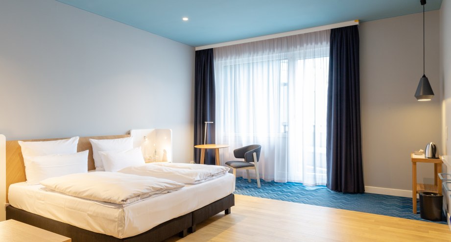 Doppelzimmer, © about:berlin Hotel/ Sebastian Dörken