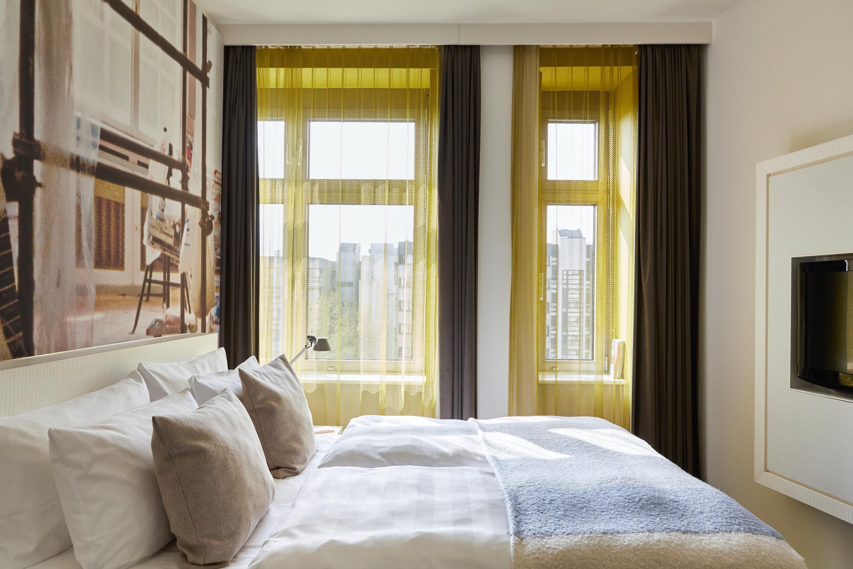 Room with balcony