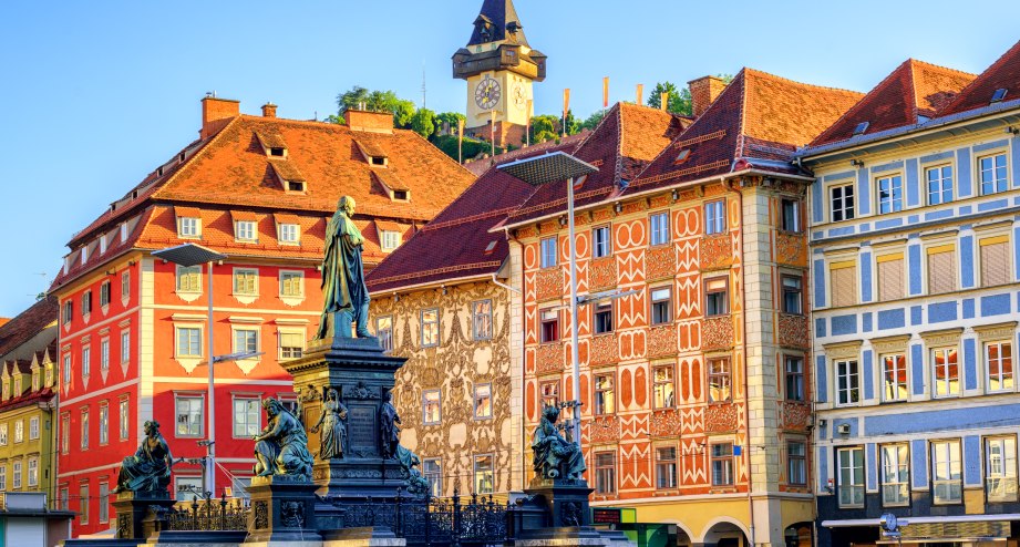 Hauptplatz in Graz - BAHNHIT.DE, © getty, Foto: Xantana