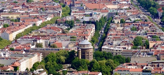 Aussicht Wasserturm, © TV-Turm Alexanderplatz Gastronomiegesellschaft mbH