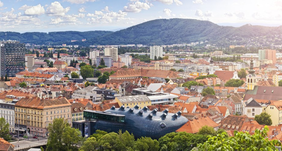 Graz Panorama sonnig , © Getty Images Ing. Schieder Markus